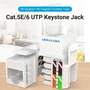 Vention Conector Keystone Jack RJ45 IPFW0 Cat.6 UTP Blanco